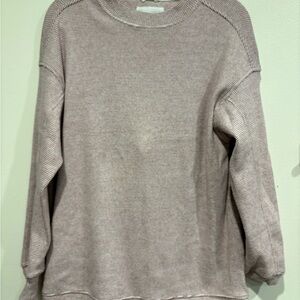 Aerie Red/Cream Sweater